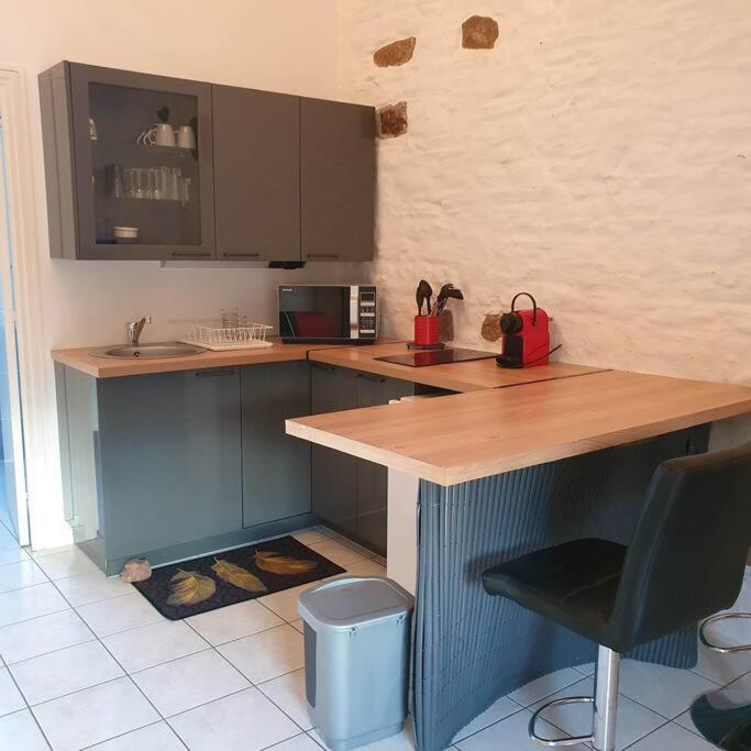 Studio Nid Cosy Avec Piscine Bonnemain Exteriér fotografie