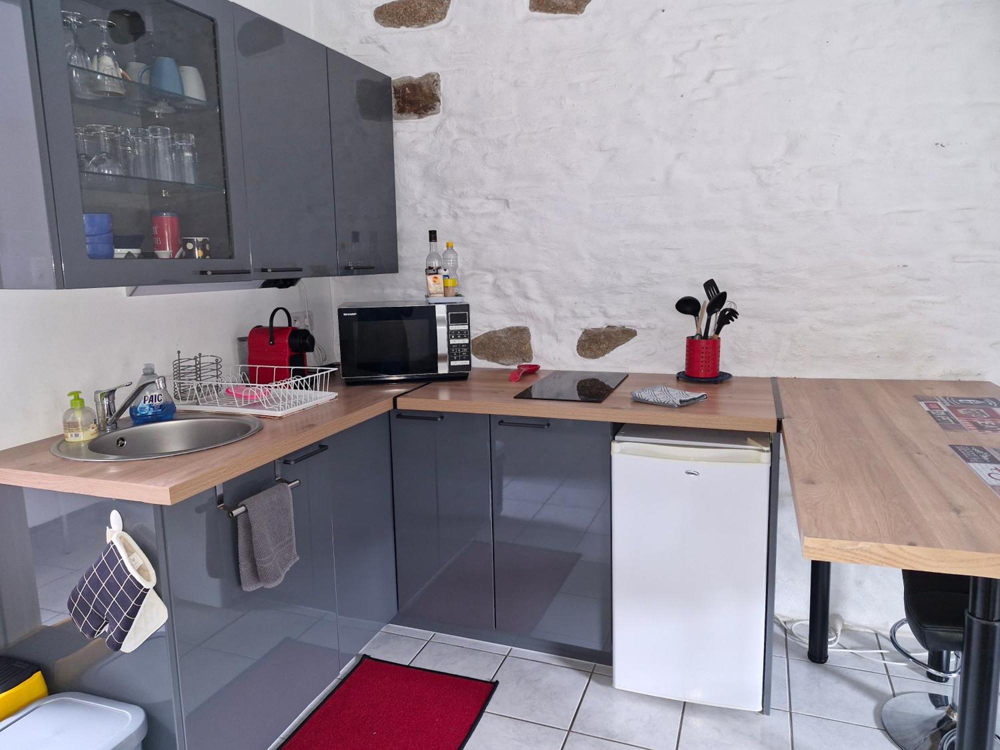 Studio Nid Cosy Avec Piscine Bonnemain Exteriér fotografie